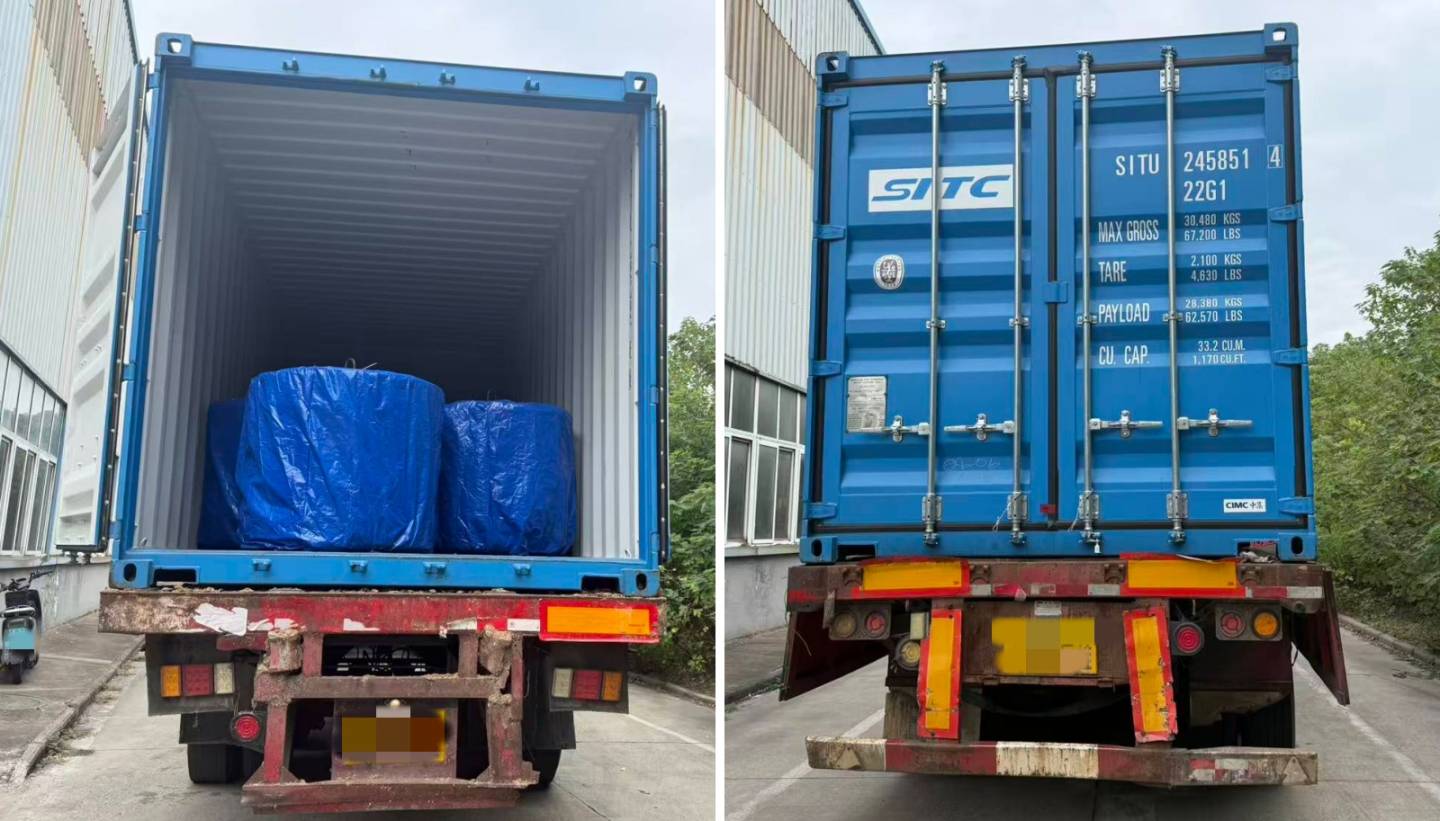 Wysyłka 660 kół pociągu do Bangladeszu 21 września 2025 r