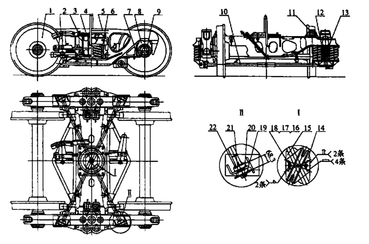 rysunek wózka k2